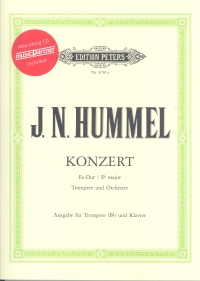 Hummel Concerto (trans Eb) Bb Bk Cd Music Partner Sheet Music Songbook