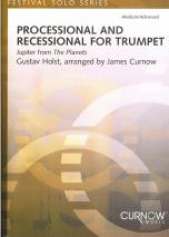 Holst Processional & Recessional (jupiter) Tpt Org Sheet Music Songbook