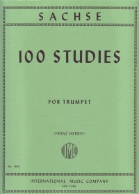 Sachse 100 Studies Trumpet Sheet Music Songbook