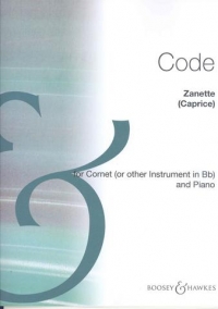 Code Zanette Cornet & Piano Sheet Music Songbook