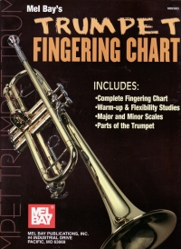 Trumpet Fingering Chart Mel Bay Sheet Music Songbook