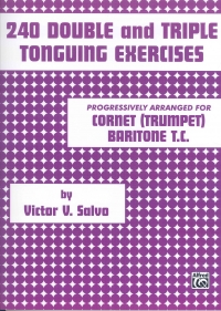 Salvo 240 Double & Triple Tonguing Exercises Sheet Music Songbook