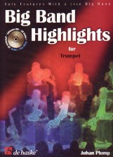 Big Band Highlights Trumpet Book & Cd Sheet Music Songbook
