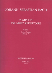 Bach Complete Trumpet Repertoire Vol 1 Sheet Music Songbook