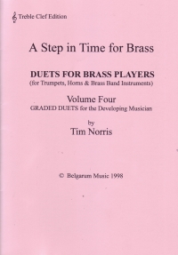 Step In Time For Brass Duet Trumpet Med Vol 4 Sheet Music Songbook