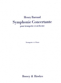 Barraud Symphonie Concertante Trumpet & Piano Sheet Music Songbook
