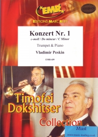 Peskin Concerto No 1 C Min Trumpet & Piano Sheet Music Songbook