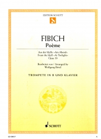 Fibich Poeme Op39 Birtel Trumpet (bb) Sheet Music Songbook