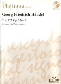 Handel Sonata Op1 No 2 Trumpet Book & Cd Sheet Music Songbook