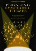 Bravo Playalong Symphonic Themes Trumpet + Cd Sheet Music Songbook