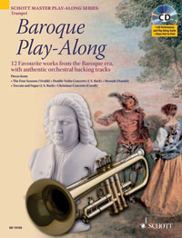 Baroque Play Along Trumpet Book And Cd Sheet Music Songbook