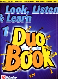 Look Listen & Learn 1 Duo Book Trumpet Bb Inst Sheet Music Songbook