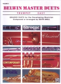 Belwin Master Duets Trumpet Easy Vol 2 Snell Sheet Music Songbook
