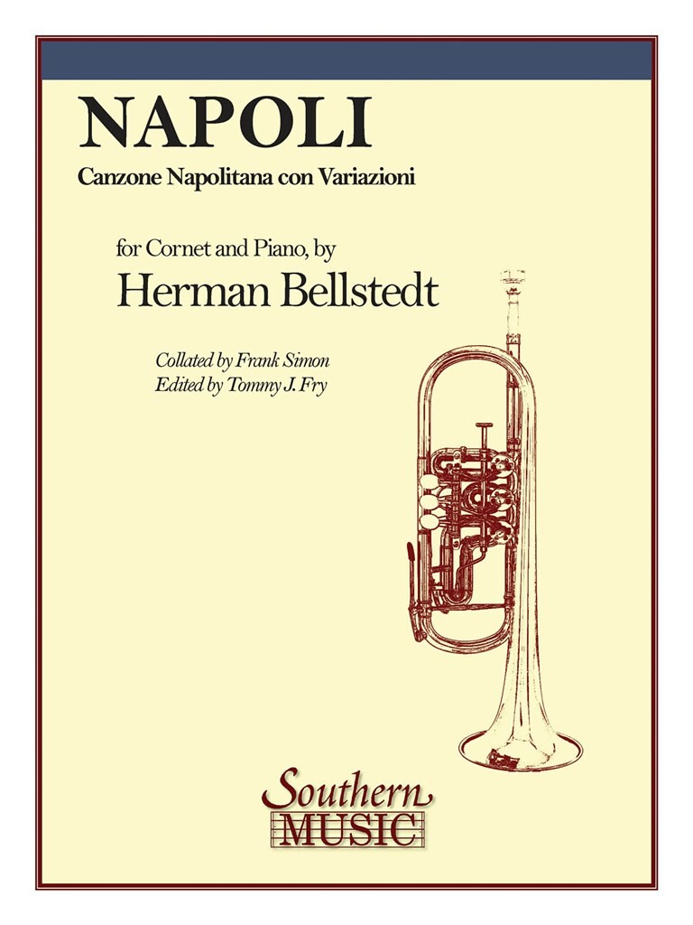 Bellstedt Napoli Simon/fry Cornet & Piano Sheet Music Songbook
