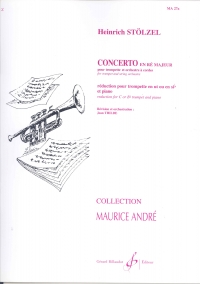 Stoelzel Concerto D Trumpet & Piano/organ Sheet Music Songbook