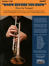 Know Before You Blow Blues For Trumpet + Cd Sheet Music Songbook