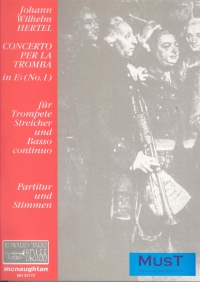 Hertel Trumpet Concerto No 1 Eb Sheet Music Songbook