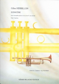 Herbillon Sonatine Solo Trumpet Sheet Music Songbook