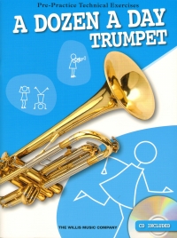 Dozen A Day Trumpet Book & Cd Sheet Music Songbook