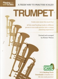 Playing With Scales Trumpet Level 1 + Online Sheet Music Songbook