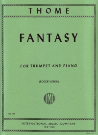 Thome Fantasy Trumpet & Piano Sheet Music Songbook