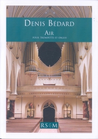 Bedard Air For Trumpet & Organ Sheet Music Songbook