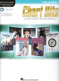 Chart Hits Instrumental Playalong Trumpet + Down Sheet Music Songbook