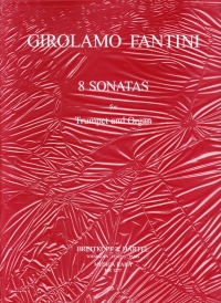 Fantini 8 Sonatas Trumpet & Organ Sheet Music Songbook