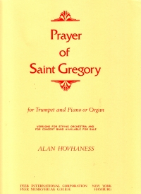 Hovhaness Prayer Of Saint Gregory Trumpet & Piano Sheet Music Songbook