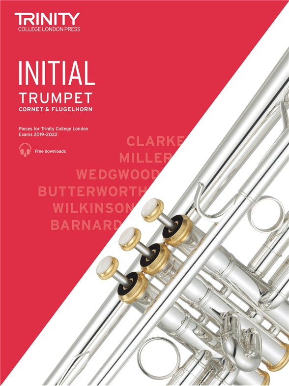 Trinity Trumpet Cornet Flugel 2019-2022 Initial+ Sheet Music Songbook