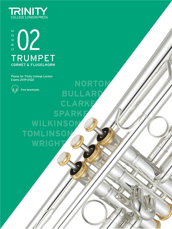 Trinity Trumpet Cornet Flugel 2019-2022 Grade 2+  Sheet Music Songbook