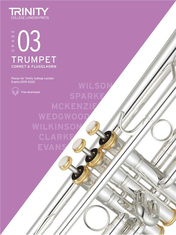 Trinity Trumpet Cornet Flugel 2019-2022 Grade 3+  Sheet Music Songbook