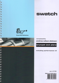 Wilson-dickson Swatch Trumpet & Piano + Cd Sheet Music Songbook