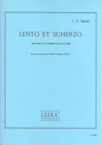 Barat Lento Et Scherzo Trumpet & Piano Sheet Music Songbook