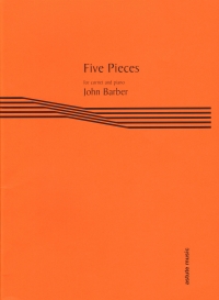 Barber Five Pieces Cornet & Piano Sheet Music Songbook
