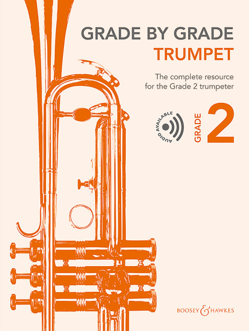 Grade By Grade Trumpet Grade 2 Book & Online Audio Sheet Music Songbook