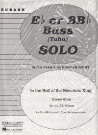 Grieg In The Hall Of The Mountain King Eb & Bbb Ba Sheet Music Songbook