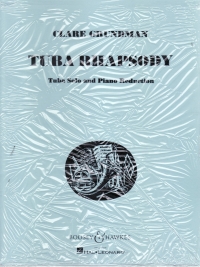 Grundman Tuba Rhapsody Tuba Solo & Piano Red Sheet Music Songbook
