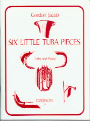 Jacob Six Little Tuba Pieces Bass & Treble Sheet Music Songbook