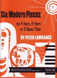 Lawrance Six Modern Pieces Eb Tuba Bass Cleff Sheet Music Songbook