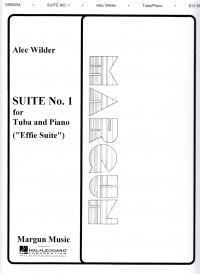 Wilder Suite No 1 Tuba & Piano Sheet Music Songbook