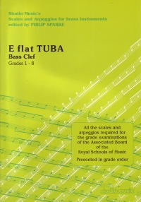 Scales & Arpeggios Sparke Gds 1-8 Bass Eb Tuba Sheet Music Songbook