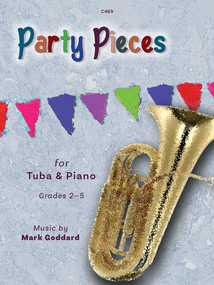 Goddard Party Pieces Tuba & Piano Bass Clef Sheet Music Songbook