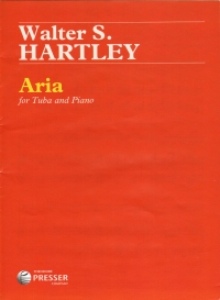 Hartley Aria Tuba & Piano Sheet Music Songbook