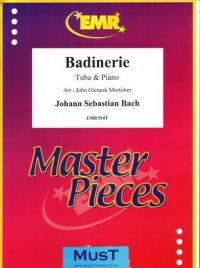 Bach Badinerie Tuba & Piano Mortimer Sheet Music Songbook