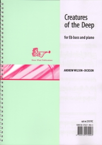 Wilson-dickson Creatures Of The Deep Eb Bass & Pf Sheet Music Songbook