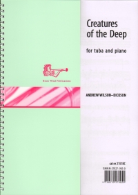 Wilson-dickson Creatures Of The Deep Tuba & Piano Sheet Music Songbook