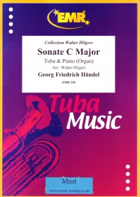 Handel Sonata In C Major Tuba & Piano Sheet Music Songbook