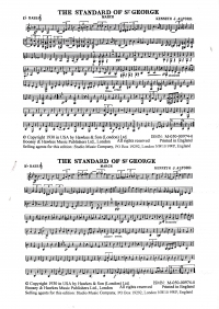 Standard Of St George B Flat Bass Tc Part Sheet Music Songbook