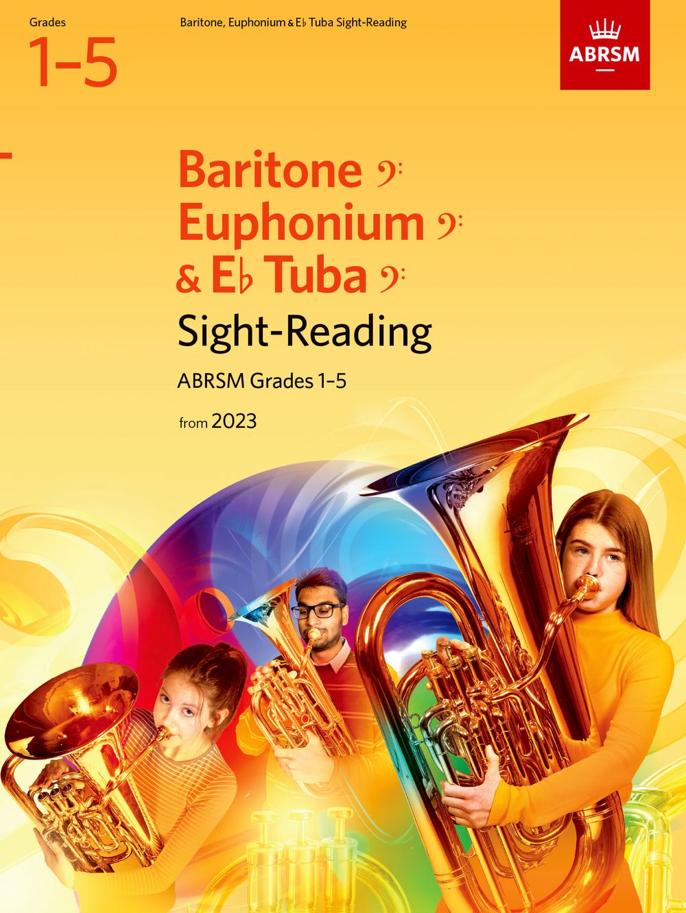 Sight-reading Bari, Euph, Eb Tuba Bc 1-5 2023 Ab Sheet Music Songbook